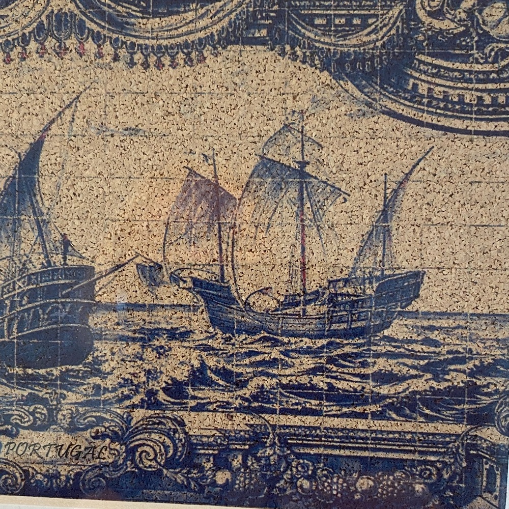 Framed Nautical Art with Silver Frame - Picture 3 of 5